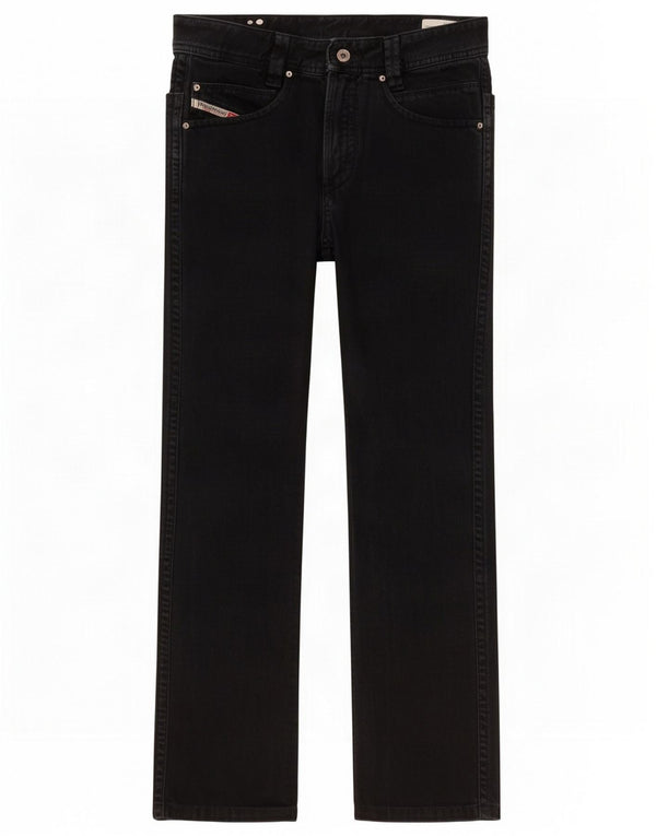 Diesel Girls Paddom J Straight Jeans, 13–14 Jahre, W30 L28, schwarze Baumwolle