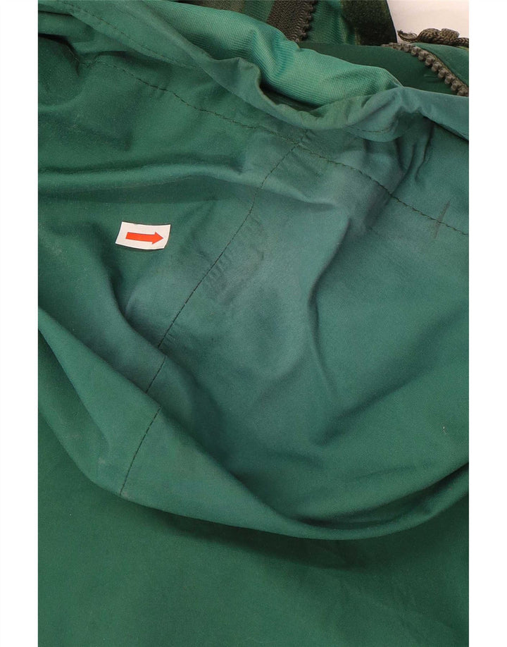 Berghaus Herren-Regenmantel mit Kapuze, UK 38, mittelgrünes Nylon