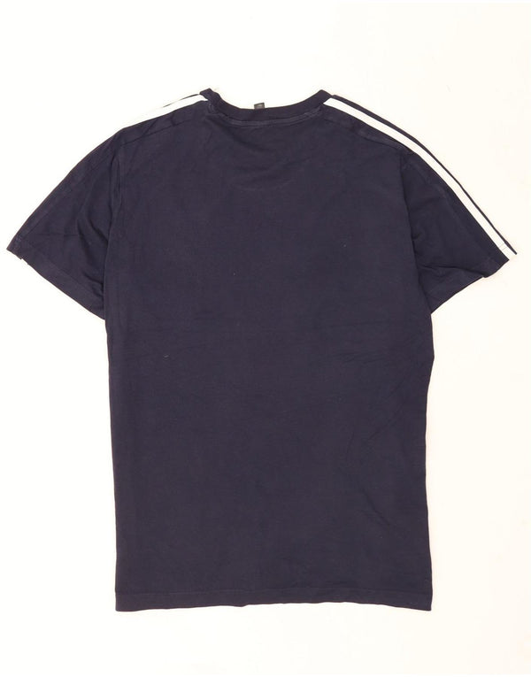 Adidas Herren T-Shirt Top XL Marineblau Baumwolle