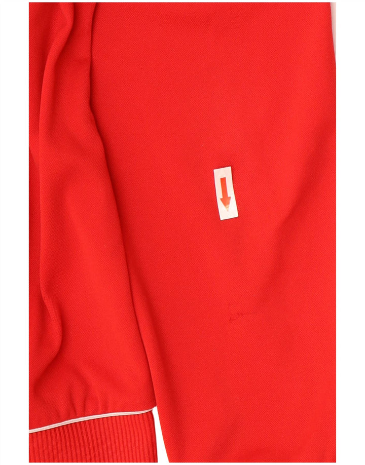 Adidas Herren Climawarm Sweatshirt Pullover UK 38/40 Mittelrotes Polyester