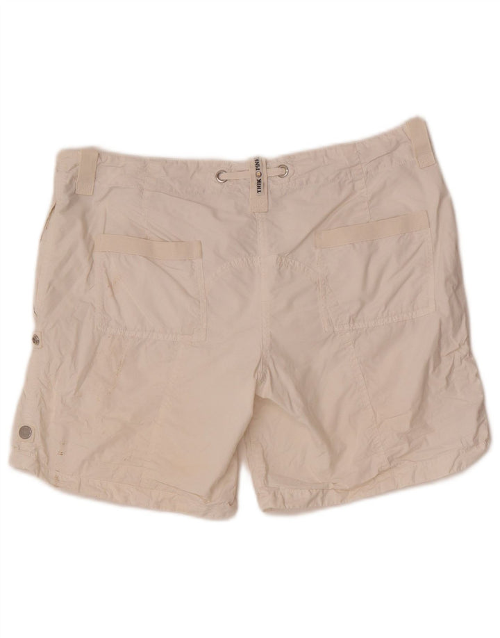 Think Pink Damen-Cargoshorts W30 Mittelweiße Baumwolle
