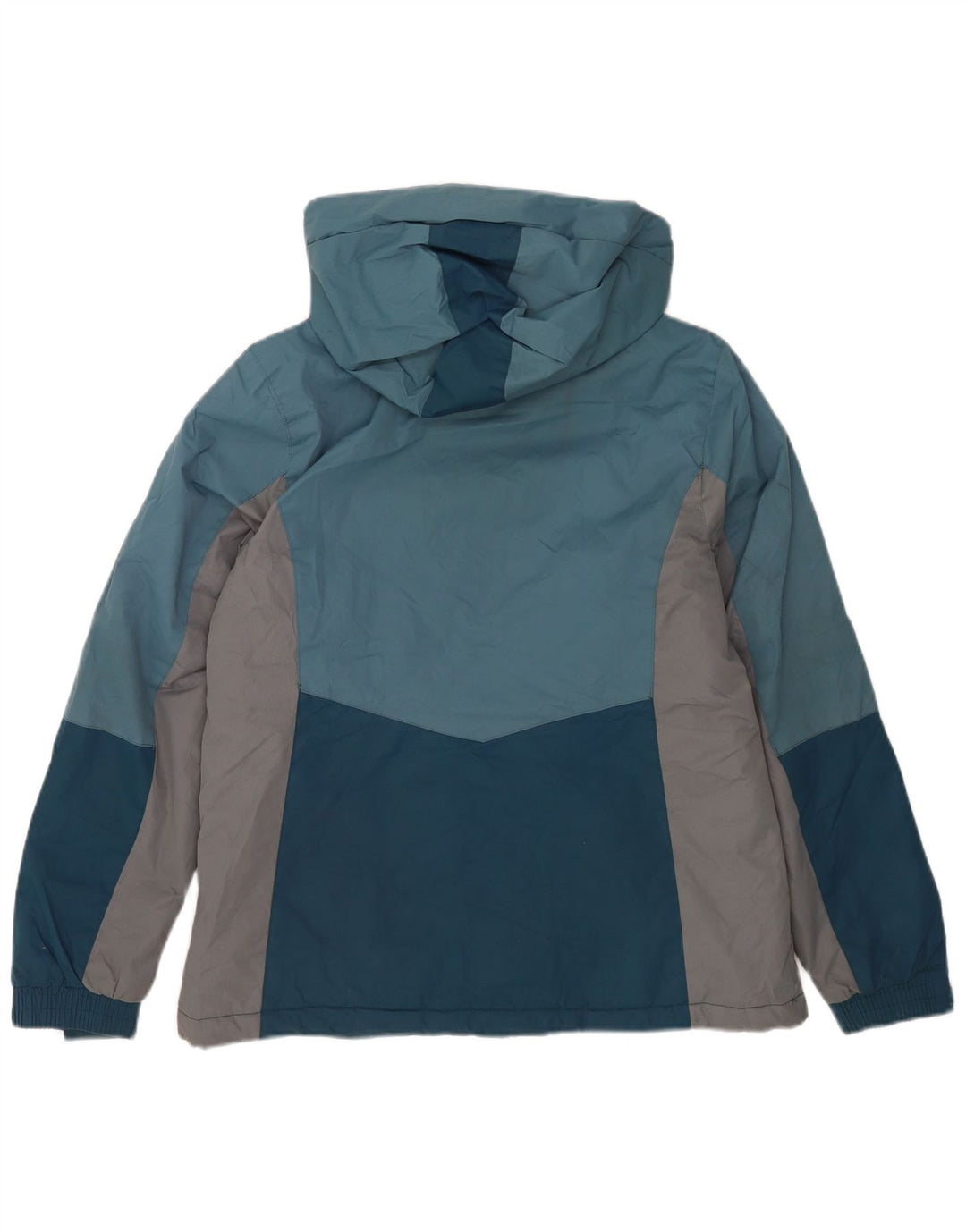 Mountain Warehouse Damen-Skijacke mit Kapuze, UK 14, Größe L, Blau, Farbblock