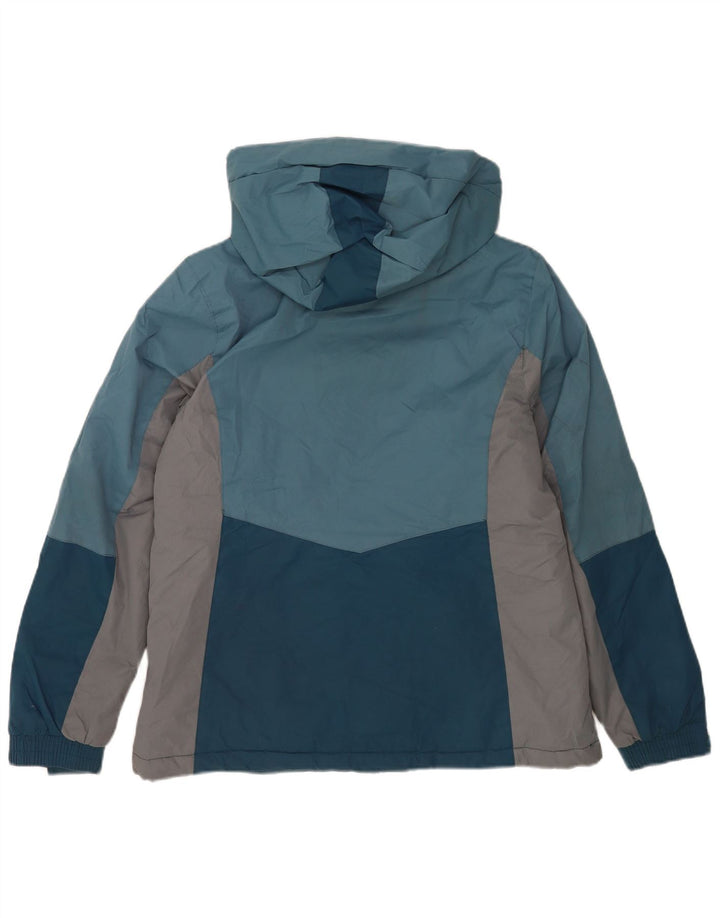 Mountain Warehouse Damen-Skijacke mit Kapuze, UK 14, Größe L, Blau, Farbblock