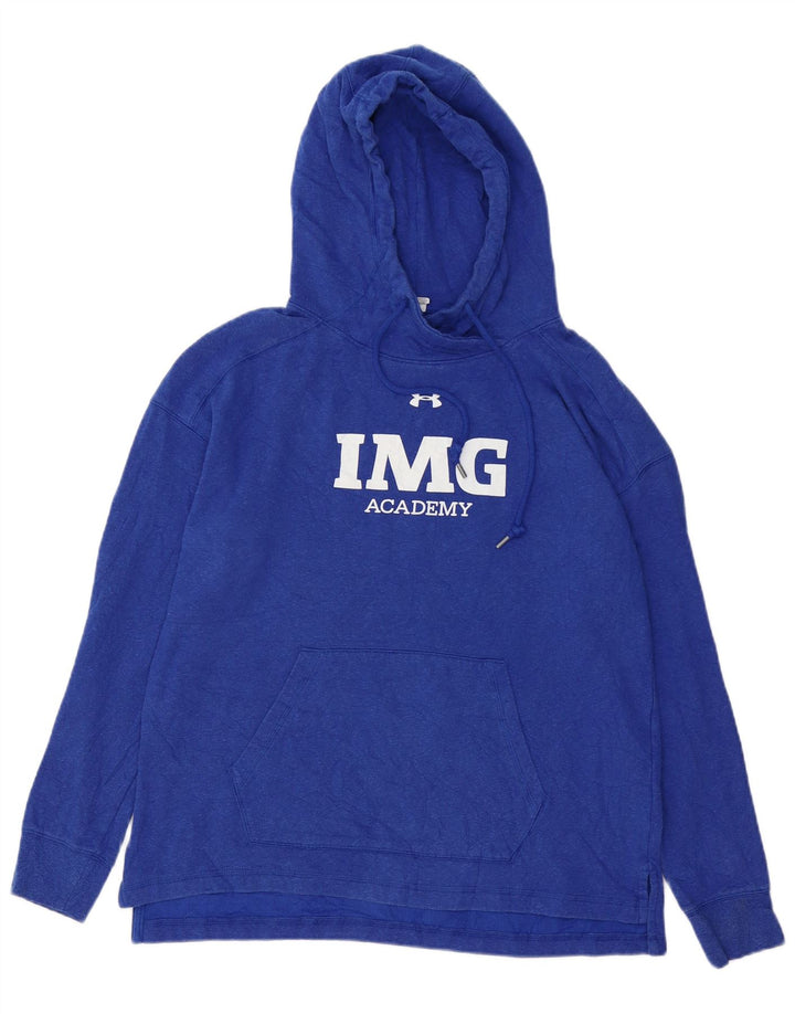 UNDER ARMOUR Herren Cold Gear Graphic Hoodie Pullover mittelblaue Baumwolle