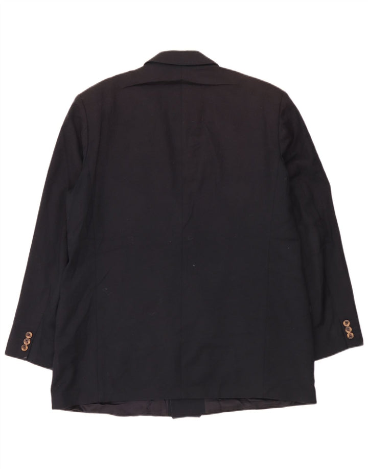 Marks & Spencer Herren Zweireihiger Blazer Jacke UK 44 XL Marineblau