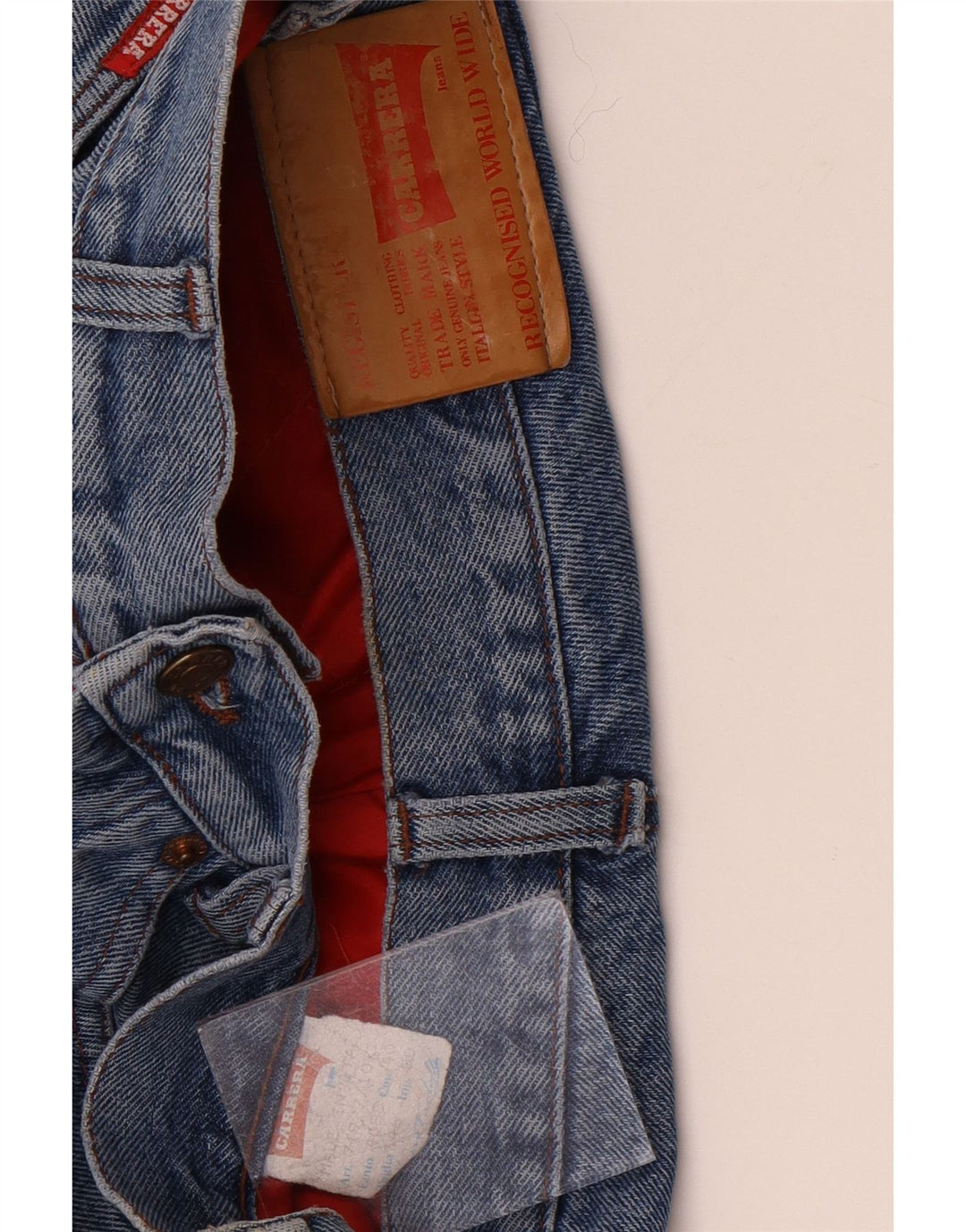 Carrera Herren Straight Jeans IT 46 Small W30 L33 Blau
