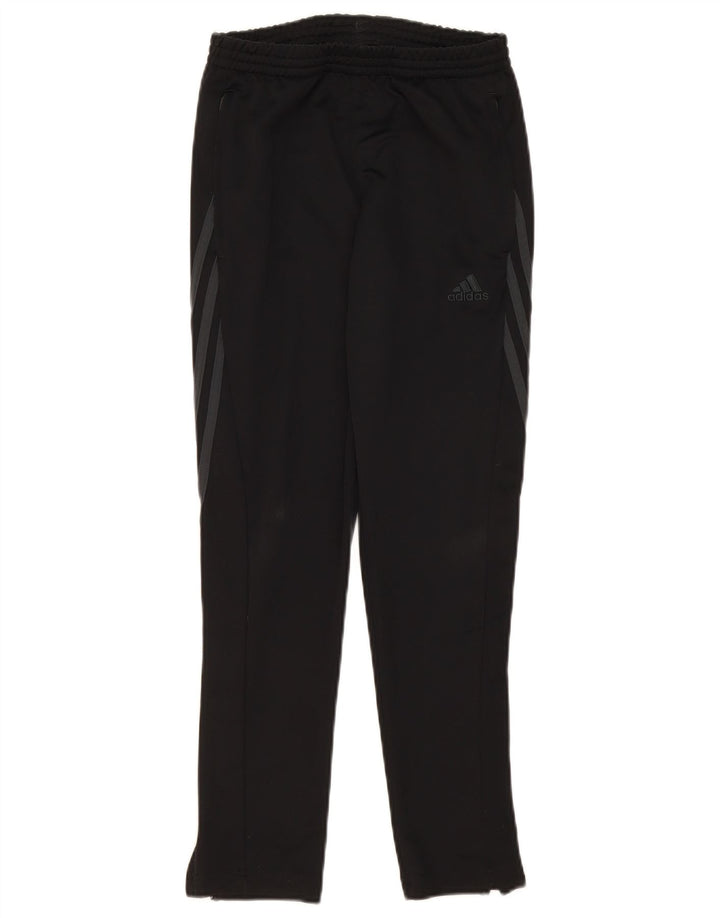 Adidas Jungen Climalite Trainingshose 11–12 Jahre, schwarzes Polyester