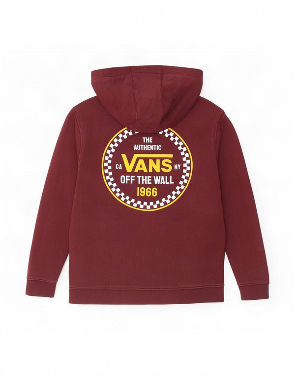 Vans Kapuzenpullover mit Grafik für Jungen, 10–11 Jahre, mittlere Burgunderrote Baumwolle