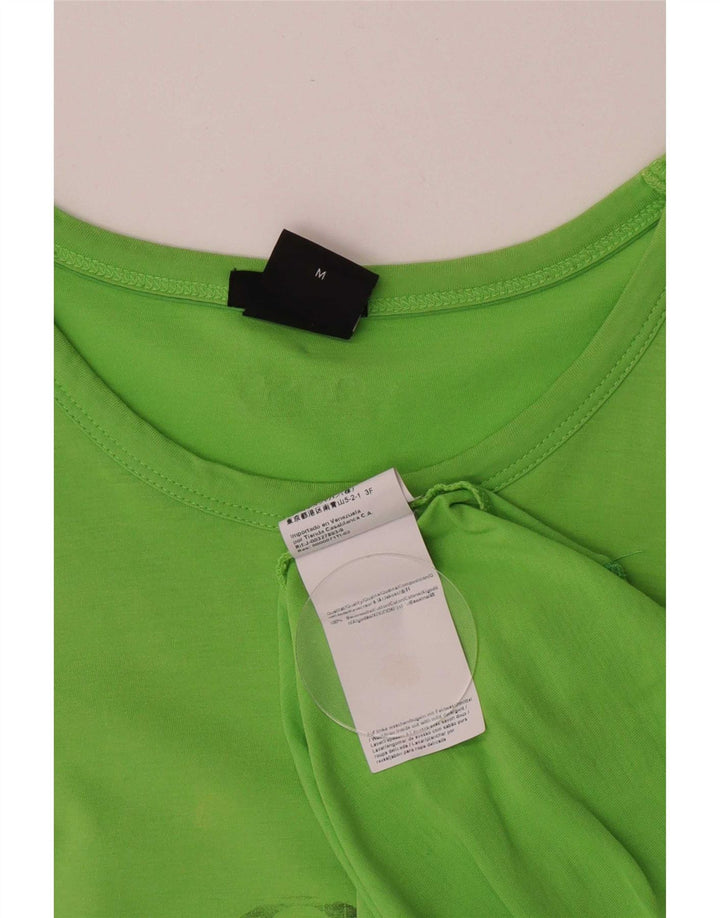 Hugo Boss Herren-T-Shirt mit normaler Passform, mittelgrüner Baumwolle