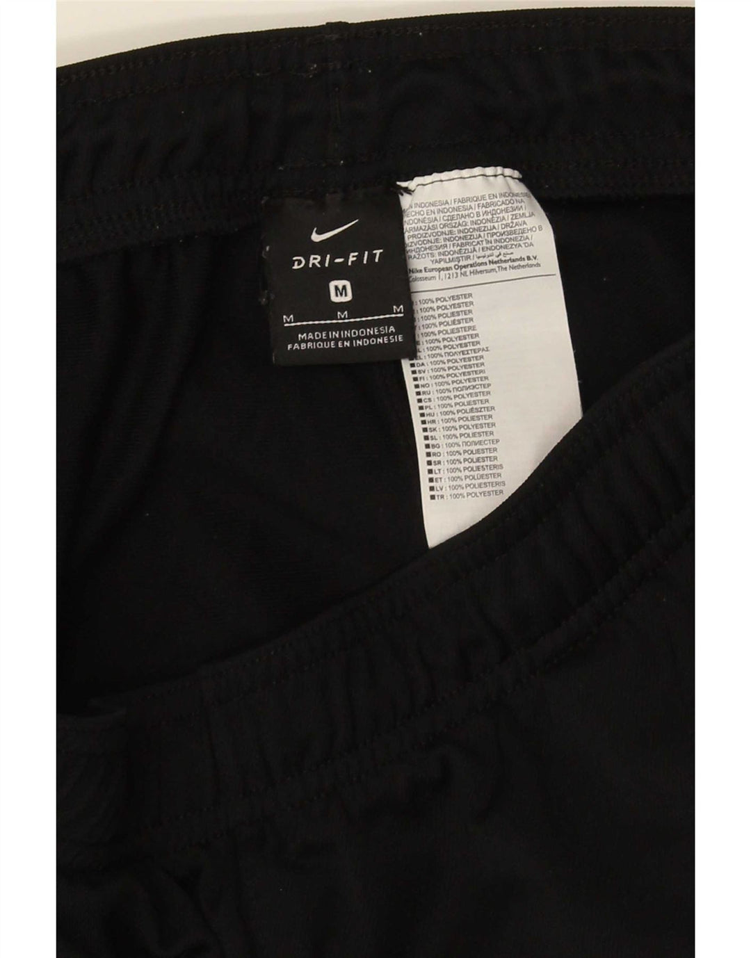 Nike Herren Dri Fit Trainingshose Mittelschwarzes Polyester