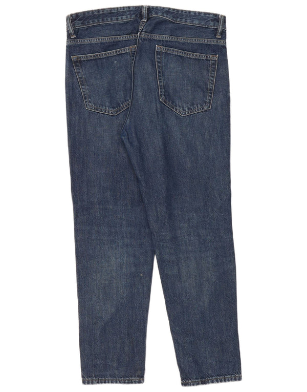 Zara Herren Tapered Jeans EU 42 Large W32 L28 Blau