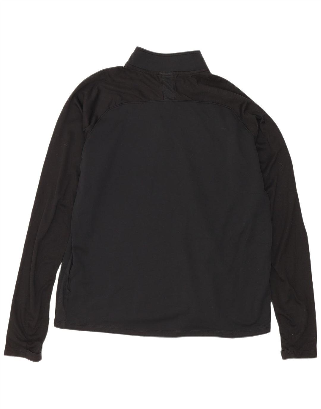Nike Herren-Oberteil mit Reißverschluss, reguläre Passform, langärmlig, groß, schwarz, Polyester, Sport