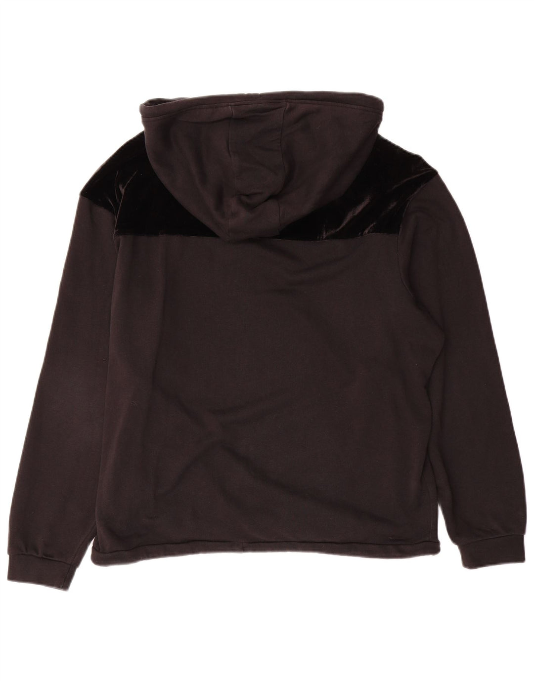 DIADORA Übergroßer Kapuzenpullover für Damen, UK 14, Mittelgrau, Farbblock