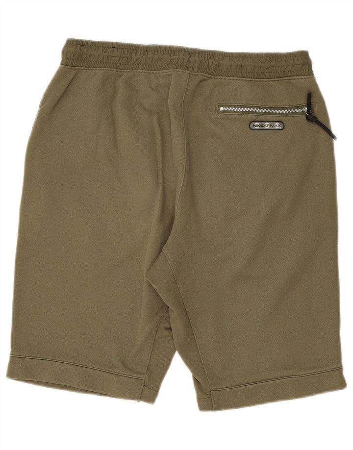 NIKE Herren-Sportshorts mit Grafik, mittlere Khaki-Baumwolle