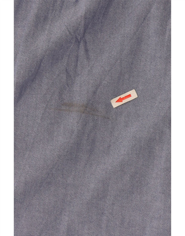 Wrangler Herrenhemd XL, blaue Baumwolle