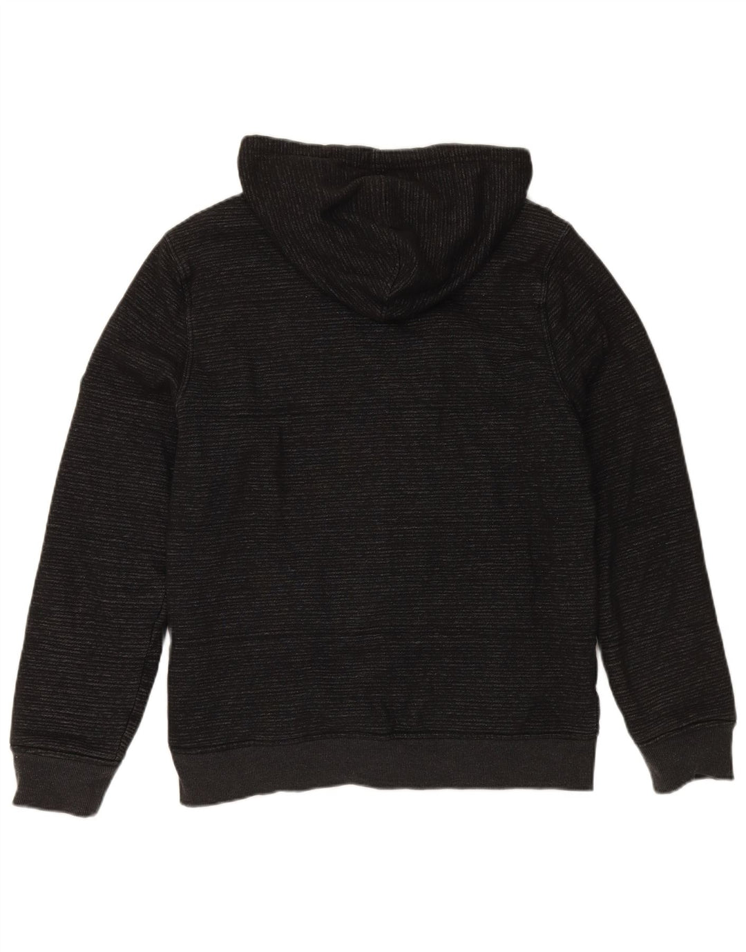 HURLEY Herren-Kapuzenpullover mit Reißverschluss, mittelschwarz, gestreift, Baumwolle