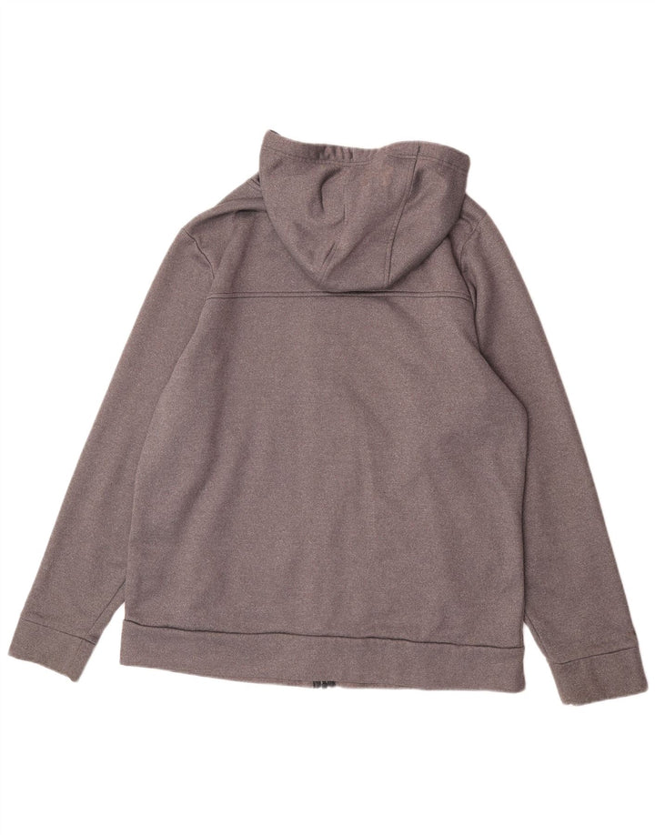 Under Armour Herren Cold Gear Kapuzenpullover mit Reißverschluss, groß, grau, Polyester
