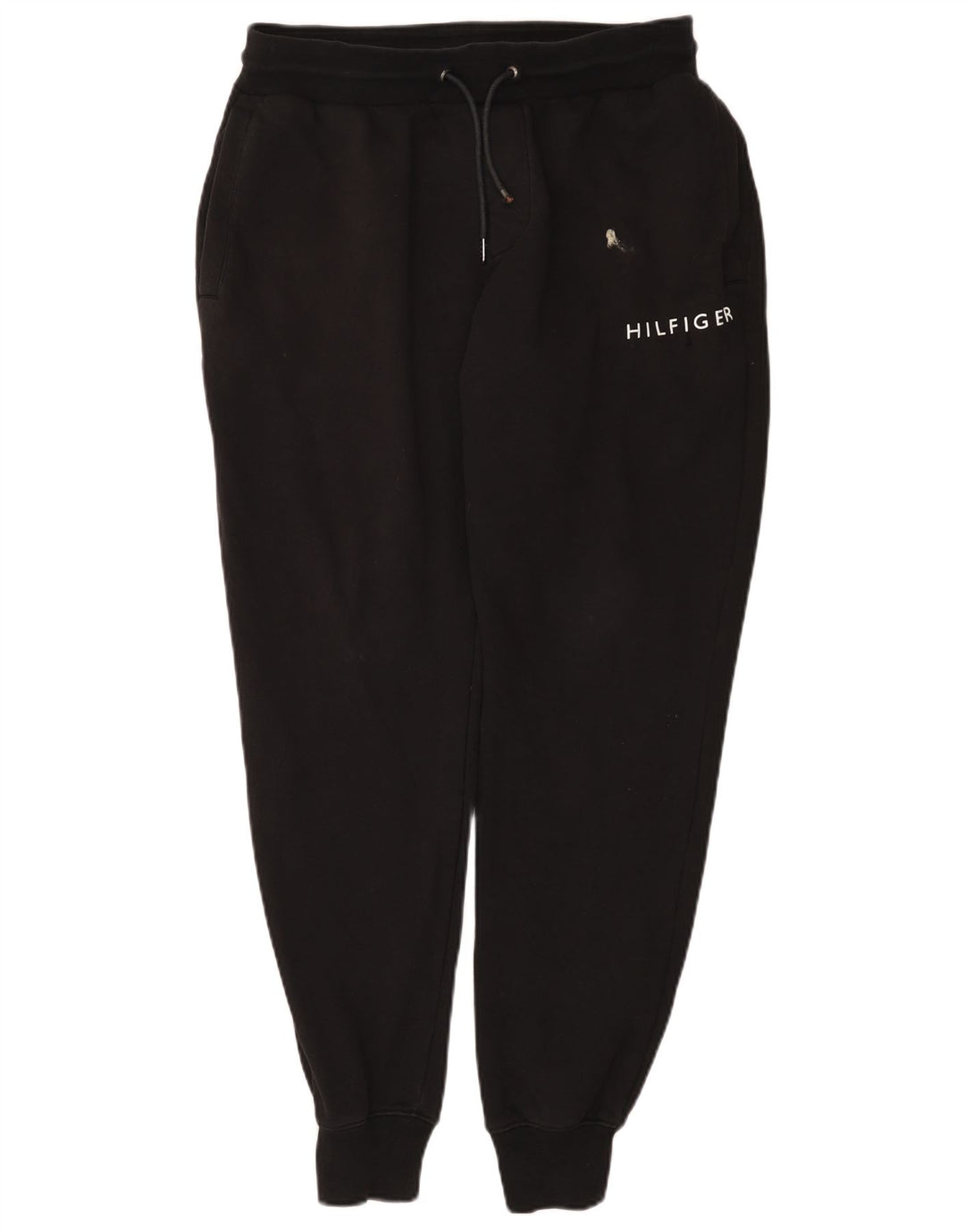Tommy Hilfiger Herren-Trainingshose mit Grafik, mittelschwarz, Baumwolle