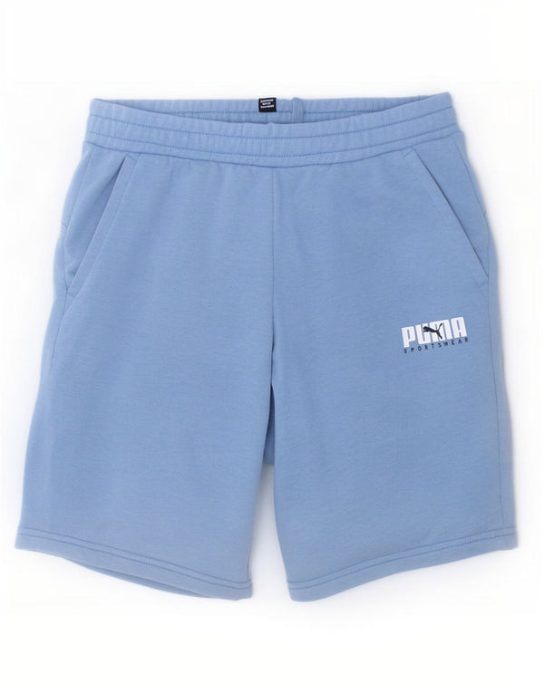 Puma Jungen Sportshorts 13–14 Jahre, blaue Baumwolle