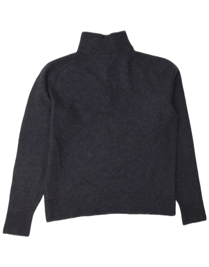 Tommy Hilfiger Herren-Pullover mit Reißverschluss, 2XL, marineblaue Wolle