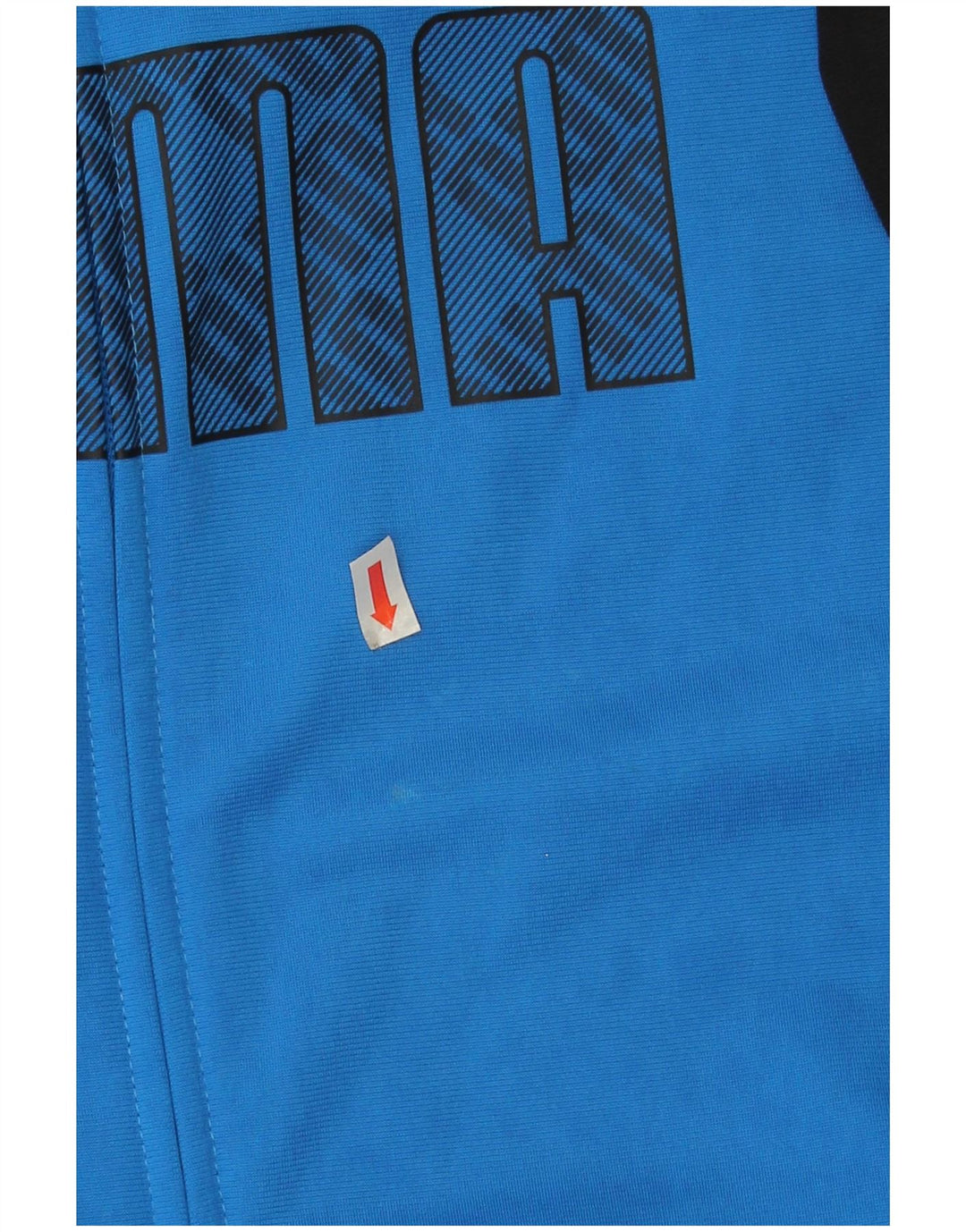 Puma Jungen Grafik-Trainingsanzug-Top-Jacke, 13–14 Jahre, blaues Farbblockdesign