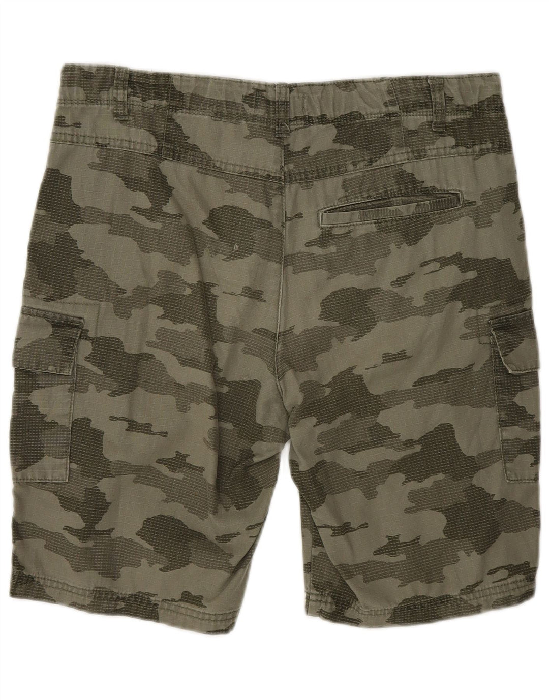 BENETTON Cargo-Shorts für Jungen, 13–14 Jahre, 3XL W30, Khaki-Camouflage, Baumwolle
