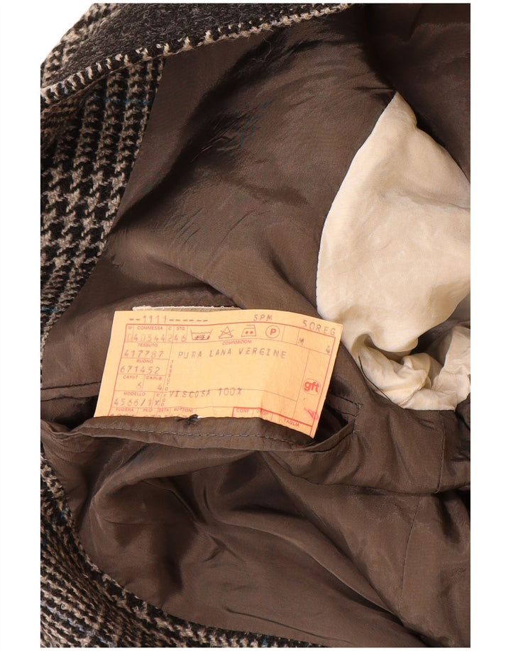 GIORGIO ARMANI Herren 2-Knopf-Blazerjacke IT 50 Mittelgrauer Hahnentritt