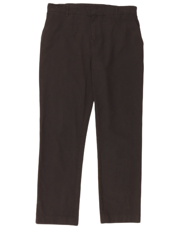 Marks & Spencer Gerade Chino-Hose für Jungen, 15–16 Jahre, W32, L28, Schwarz
