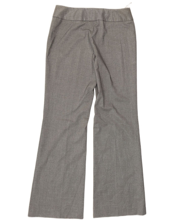 Oasis Damen Bootcut-Anzughose UK 10 Small W30 L32 Silber Polyester
