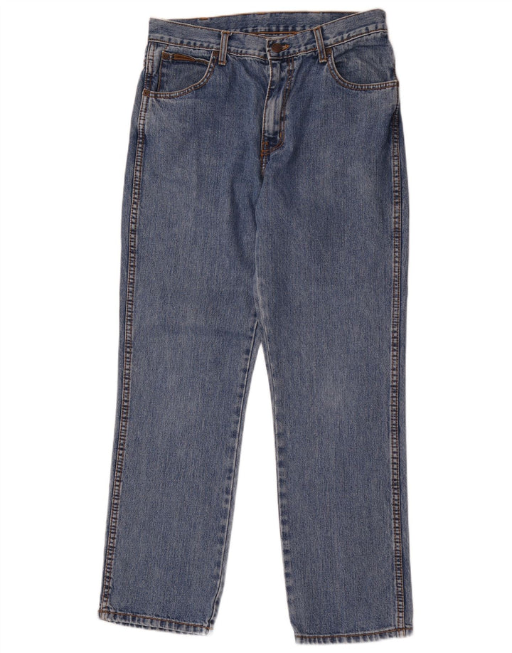Wrangler Herren Texas Straight Jeans W32 L30 Blaue Baumwolle