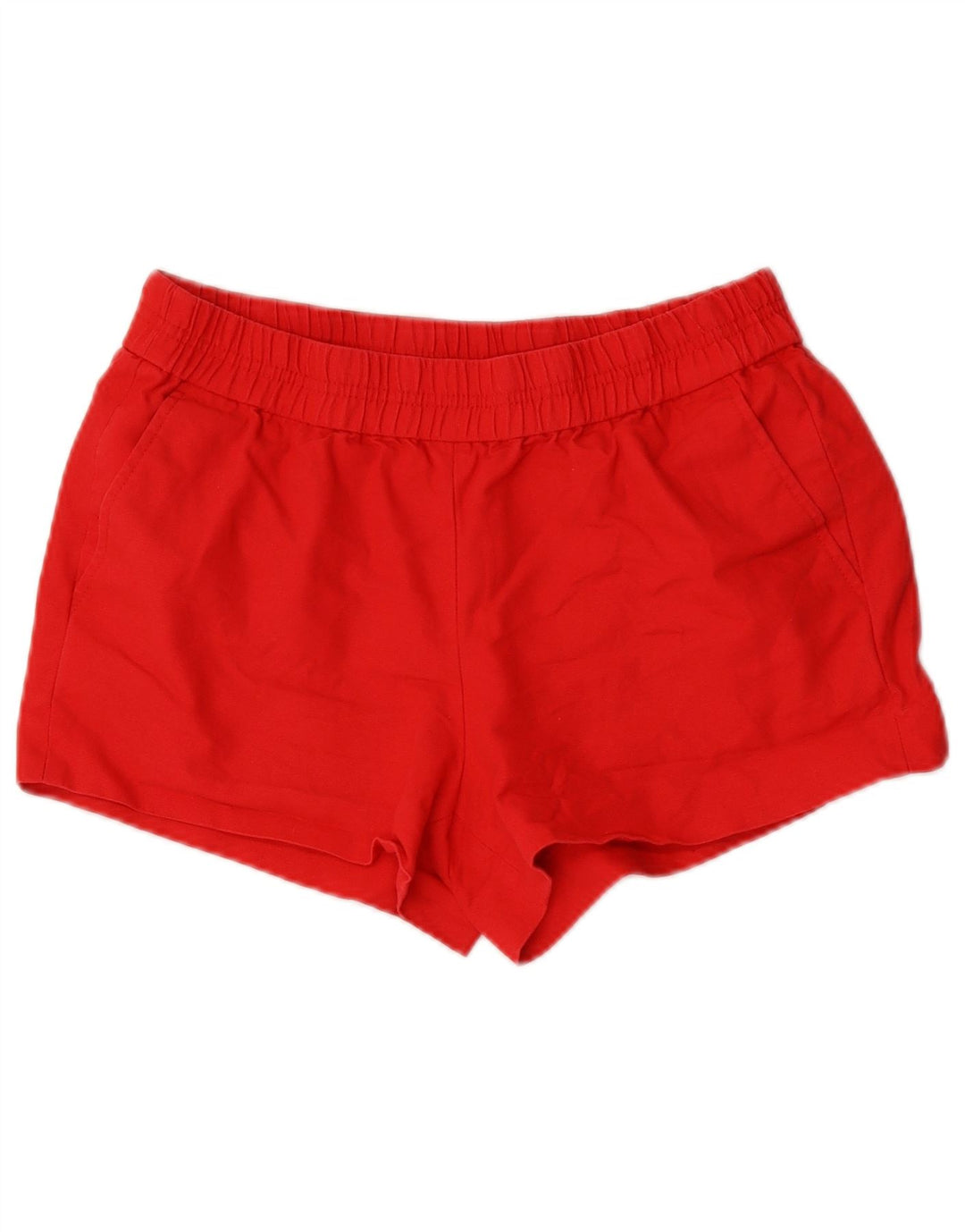J. Crew Damen Sportshorts US 6 Medium W28 Rote Baumwolle