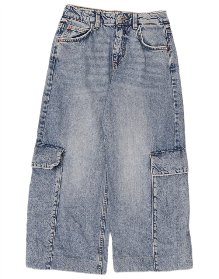Zara Cargo-Capri-Jeans für Jungen, 13–14 Jahre, W28, L22, Blau
