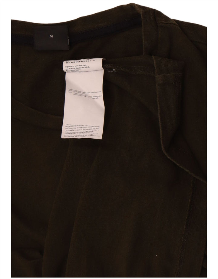 Hugo Boss Herren-Oberteil, langärmelig, mittelkhakifarbene Baumwolle