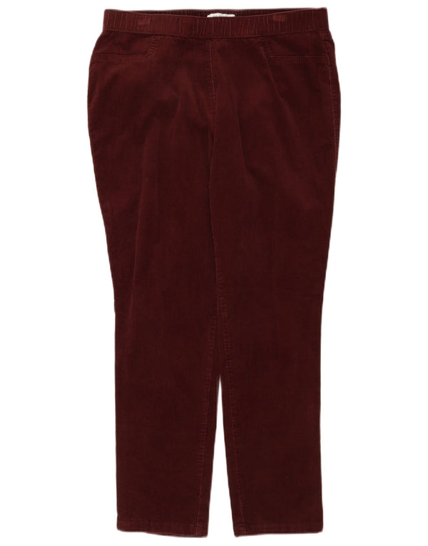 Marks & Spencer Damen Cordhose UK 14 Large W34 L26 Burgund