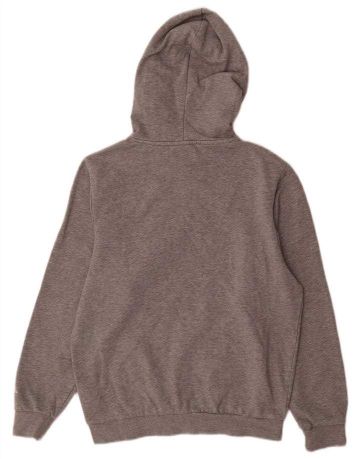 Kappa Herren Graphic Hoodie Pullover mittelgraue Baumwolle