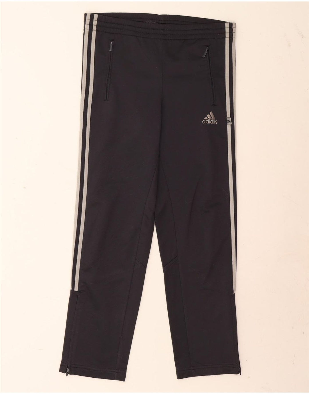 Adidas Trainingshose für Jungen, 11–12 Jahre, graues Polyester