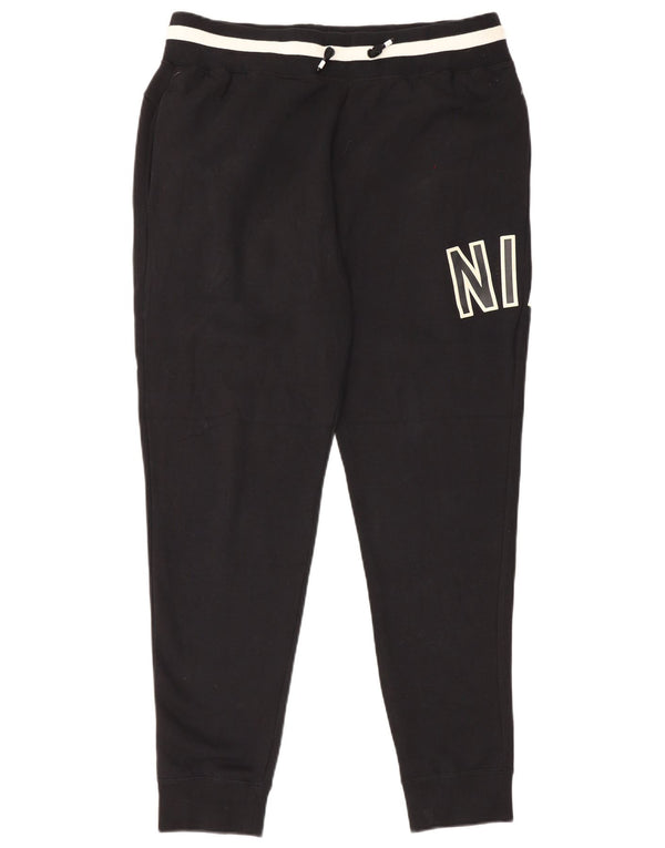 Nike Herren-Trainingshose mit Grafik, Jogginghose, XL, Schwarz, Colourblock-Baumwolle