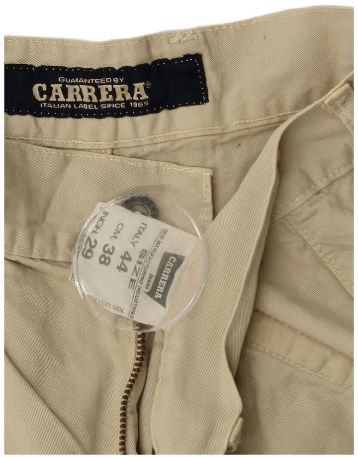 Carrera Herren Cargoshorts IT 44 XS W29 Beige Baumwolle