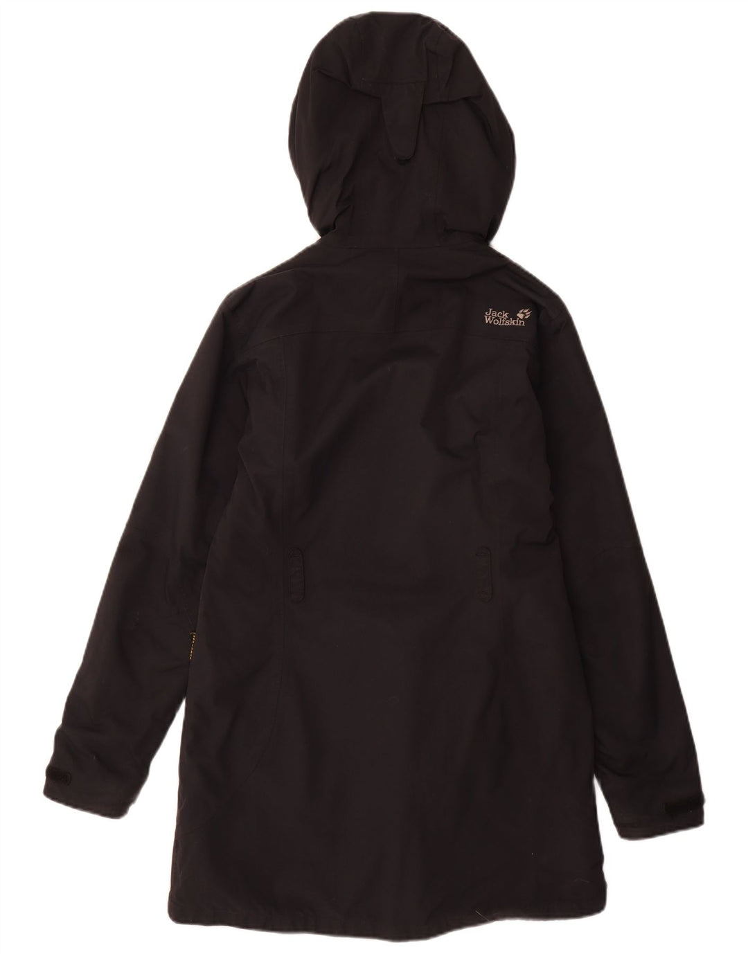 JACK WOLFSKIN Damen-Windjacke mit Kapuze, Gr. 10, Größe S, Schwarz, Polyamid