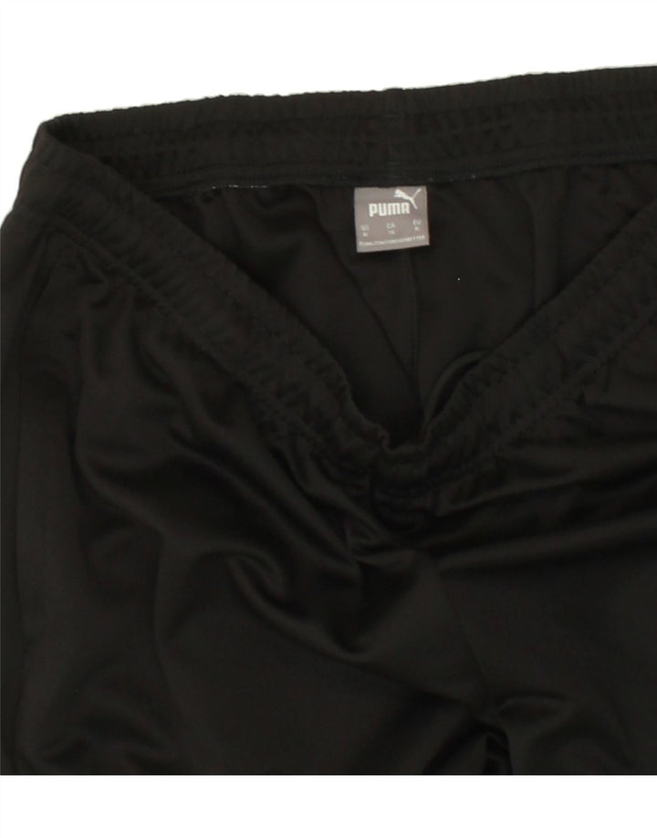 PUMA Womens Tracksuit Trousers UK 18 XL Black Vintage Puma and Second-Hand Puma from Messina Hembry 