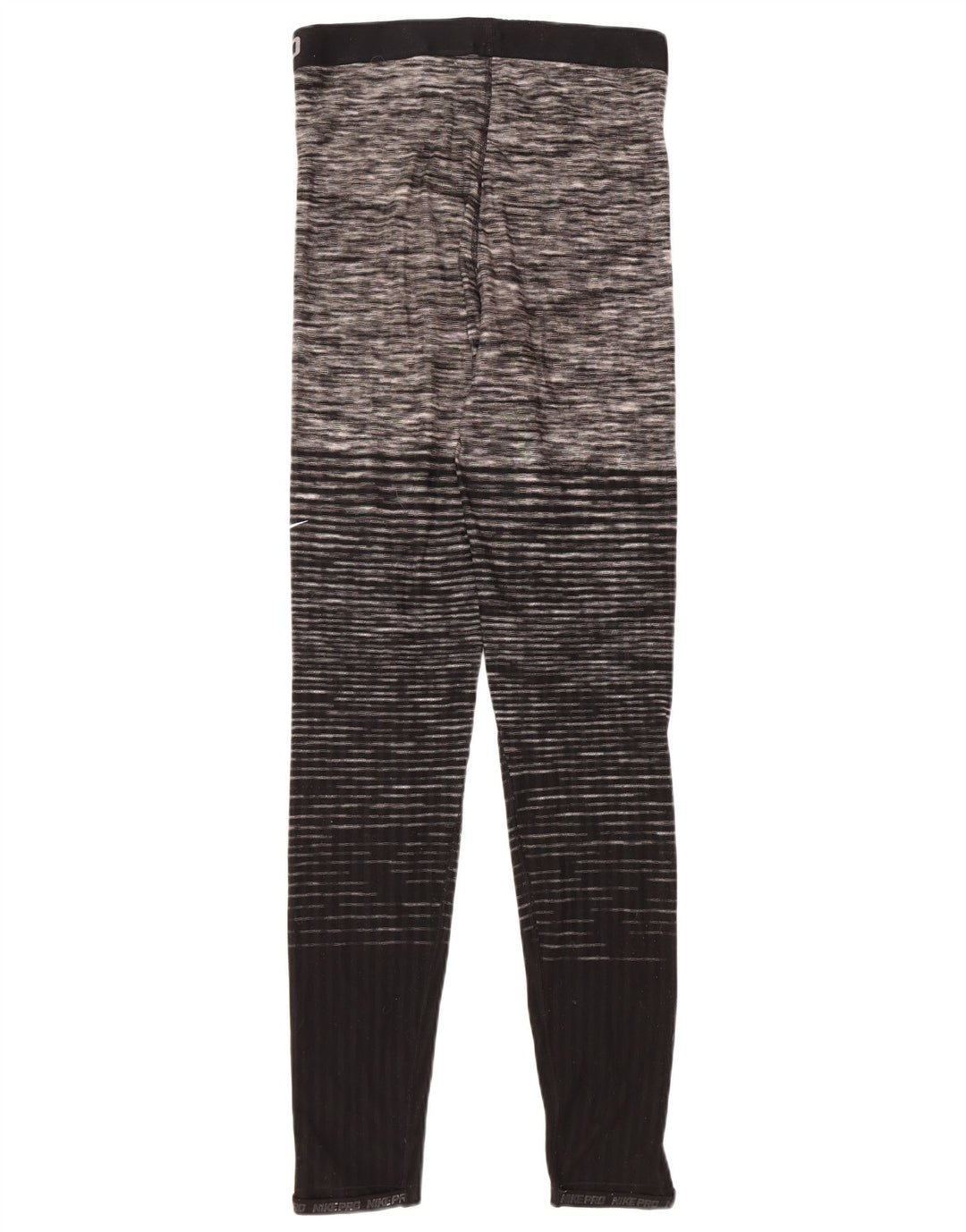 NIKE Damen-Leggings mit Grafik, UK 14, groß, schwarz gestreift, Polyester
