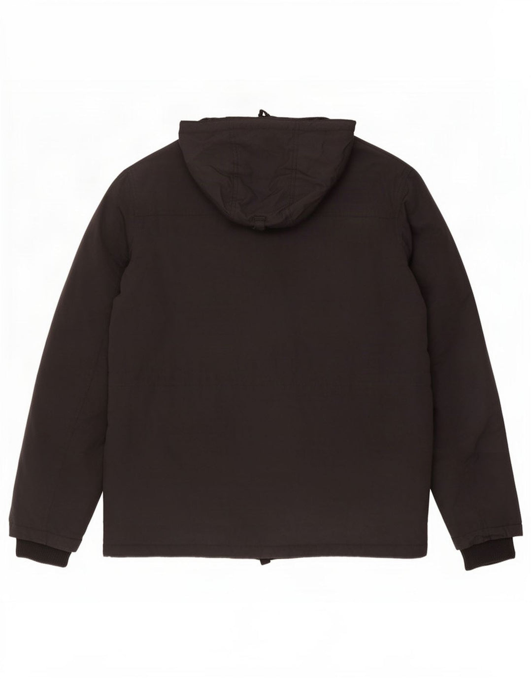 Lee Wattierte Herrenjacke mit Kapuze, UK 40, Größe L, Schwarz, Polyester