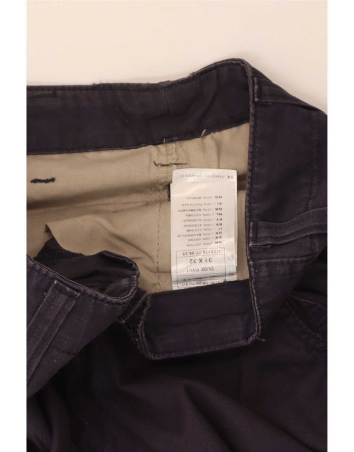 Carhartt Herren Cargohose W31 L32 Schwarze Baumwolle