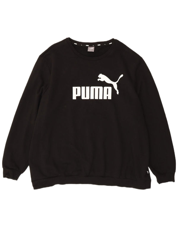 Puma Herren Graphic Sweatshirt Pullover 4XL Schwarz Baumwolle