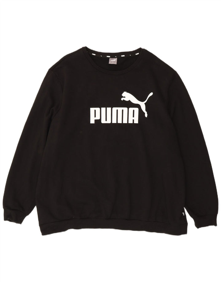 Puma Herren Graphic Sweatshirt Pullover 4XL Schwarz Baumwolle