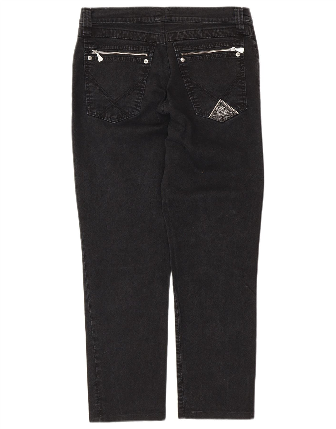 ROY ROGERS Damen Tapered Jeans W33 L27 Schwarz