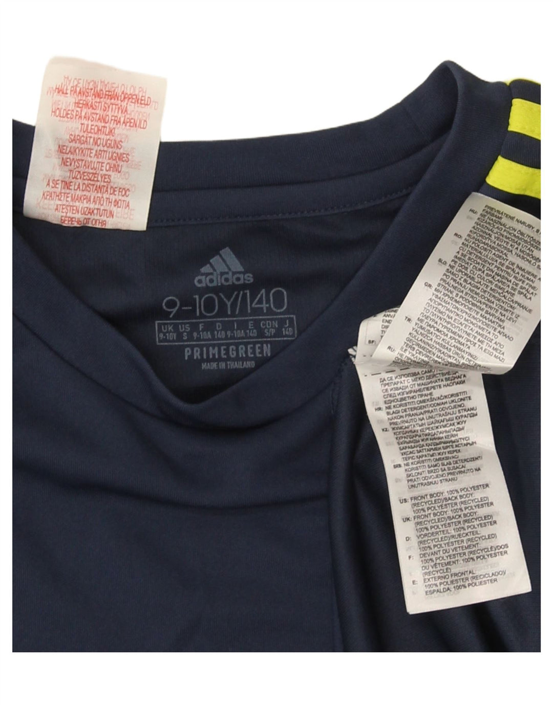 Adidas Jungen Aeroready T-Shirt Top 9-10 Jahre Marineblau Polyester