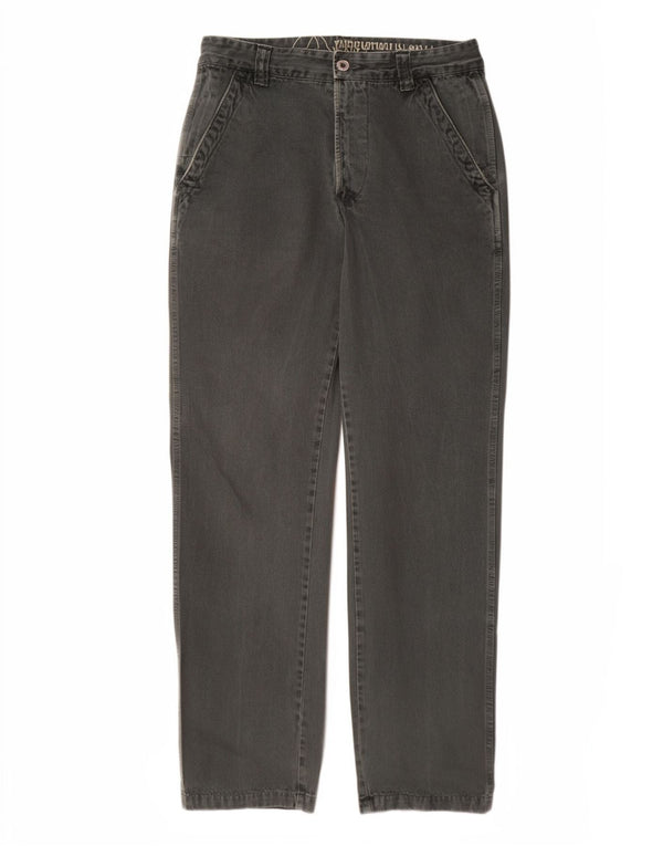 Murphy & Nye Gerade Herren-Cargohose W31 L31 Graue Baumwolle