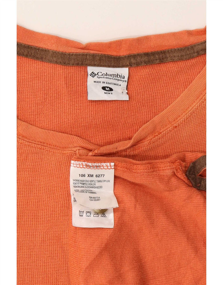 Columbia Herren-T-Shirt, normal, mittelorange, Baumwolle