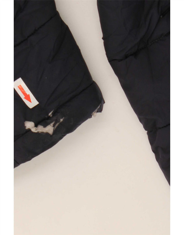 Zara Herren-Jacke mit Kapuze, gepolstert, Größe 42, XL, Marineblau